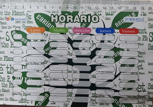 HORARIO DE CLASE