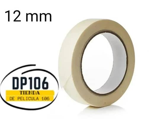 Cinta De Enmascarar 12 Mm X 20 Metros