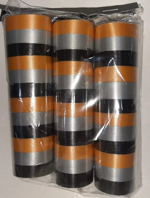 SERPENTINAS PLATA-DORADA-NEGRA